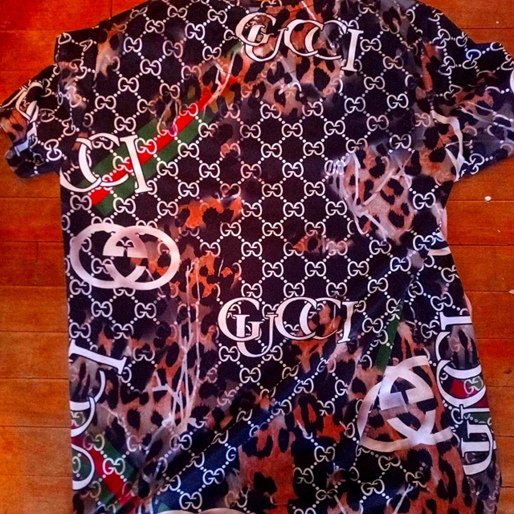 Leopard print Gucci shirt